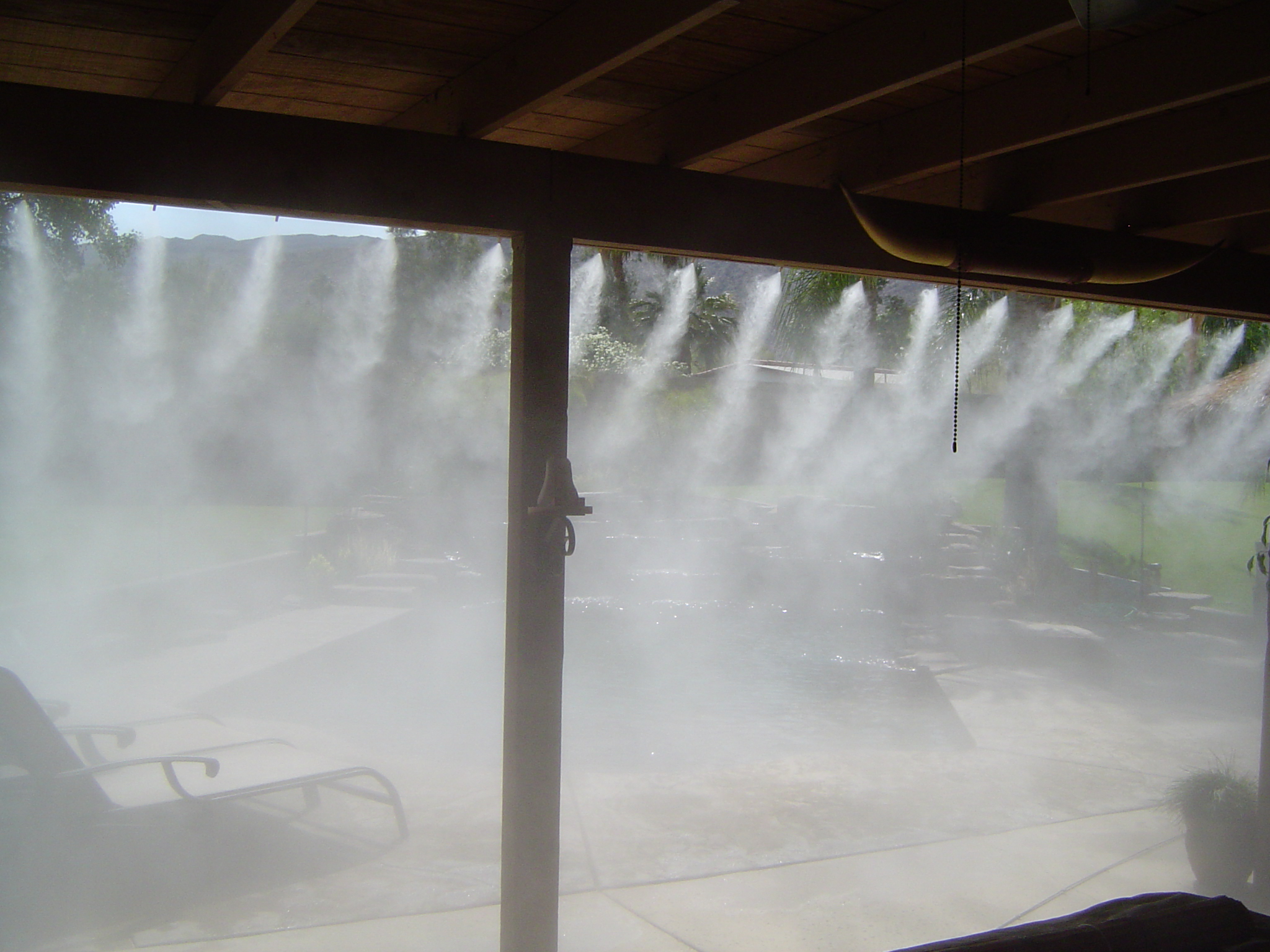 residential misting for home garden