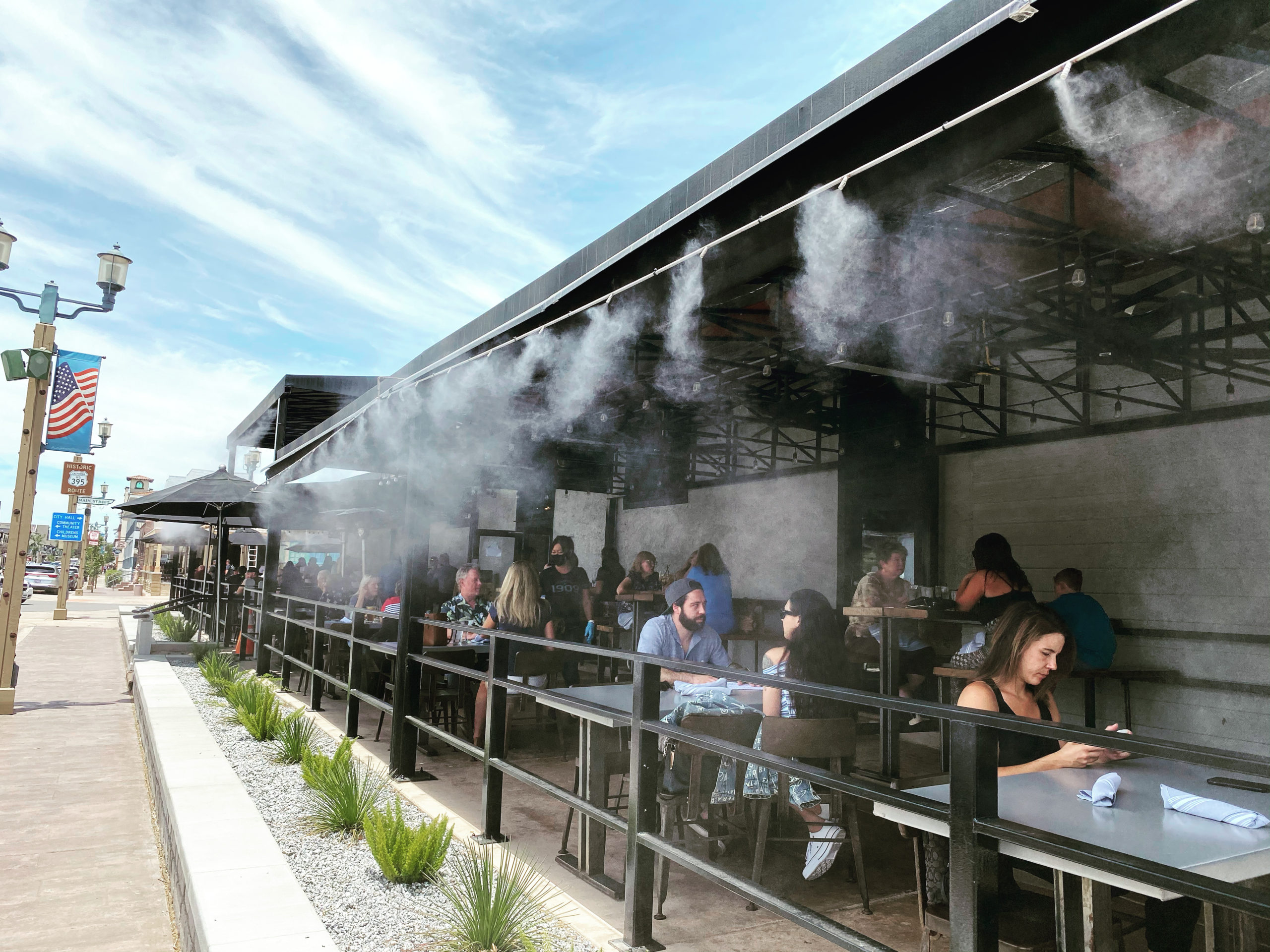 residential misting for restaurant